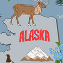 Alaska - State Cottons 42900-X