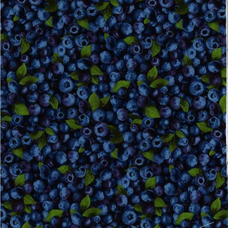 Market Place-Blueberries Digitally Printed