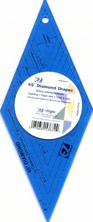 45 Degree Diamond Template Rotary Cutter Shape