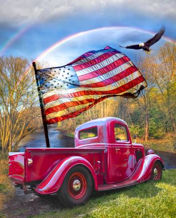 American Freedom (Red Truck Panel)