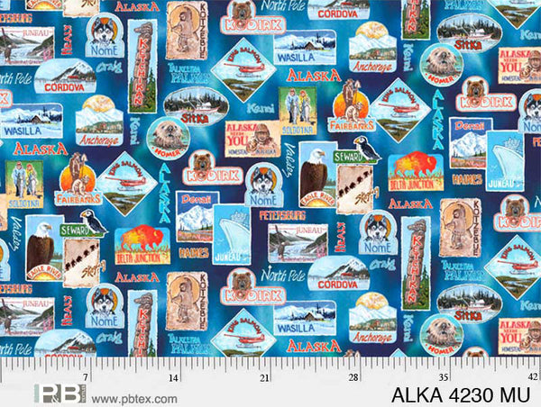 All Over Alaska - Blue