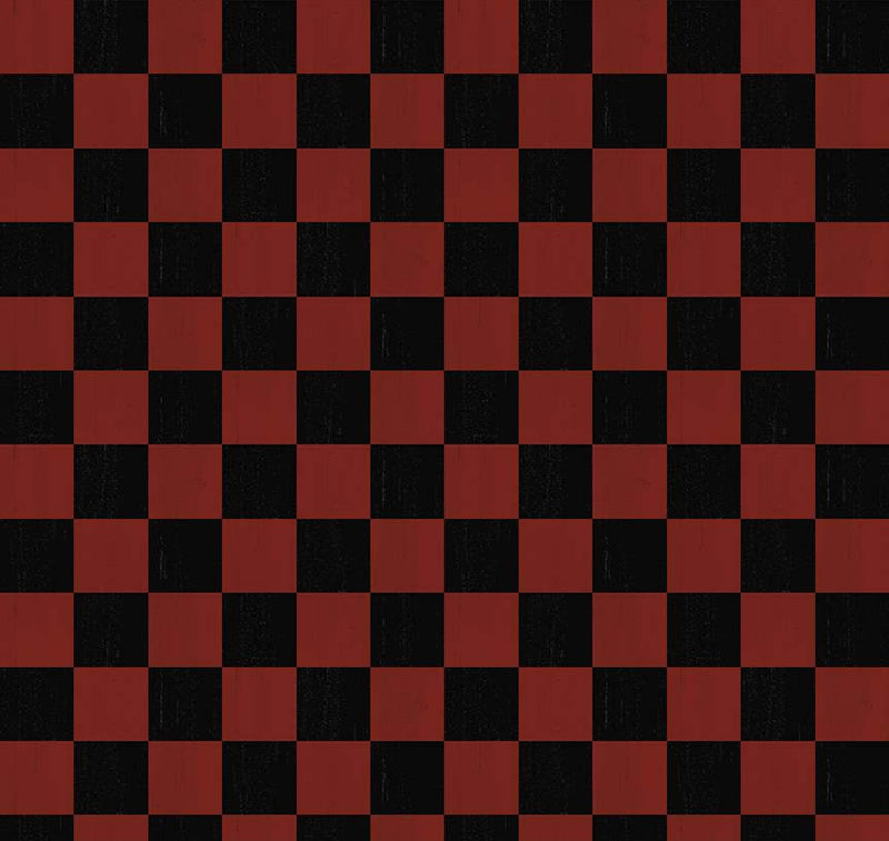 Id Rather Be Playing Chess Checkerboard Black And Red