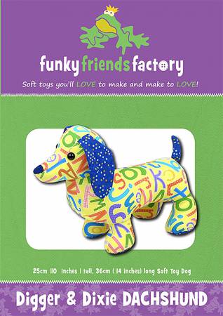 Digger & Dixie Dachshund - Funky Friends Factory
