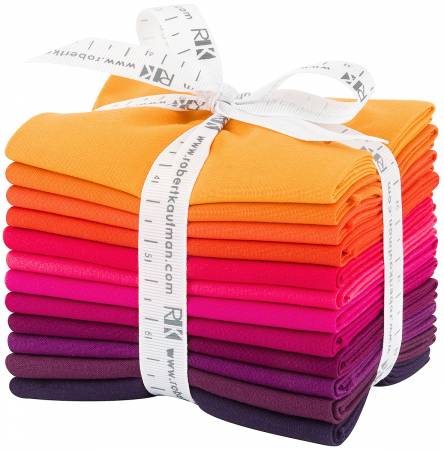 Fat Quarter Kona Cotton Birds of Paradise Palette 12pcs/bundle