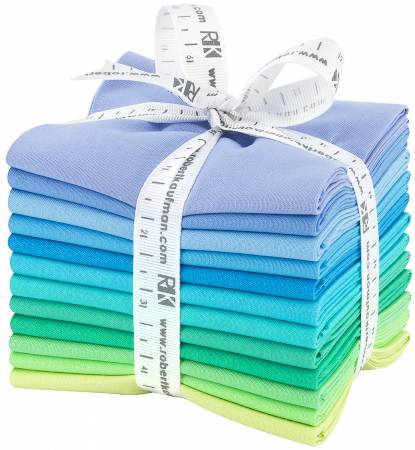 Fat Quarter Kona Cotton Mermaid Shores Palette 12pcs/bundle