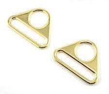 Triangle Ring 1.5in Gold