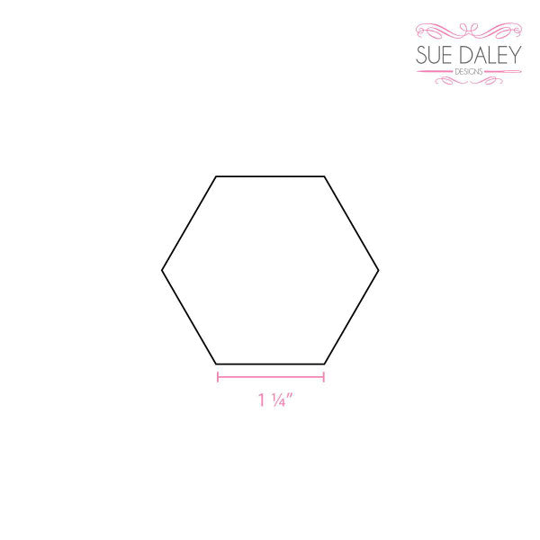 Sue Daley Designs Hexagon 1 1/4 inch EPP Papers