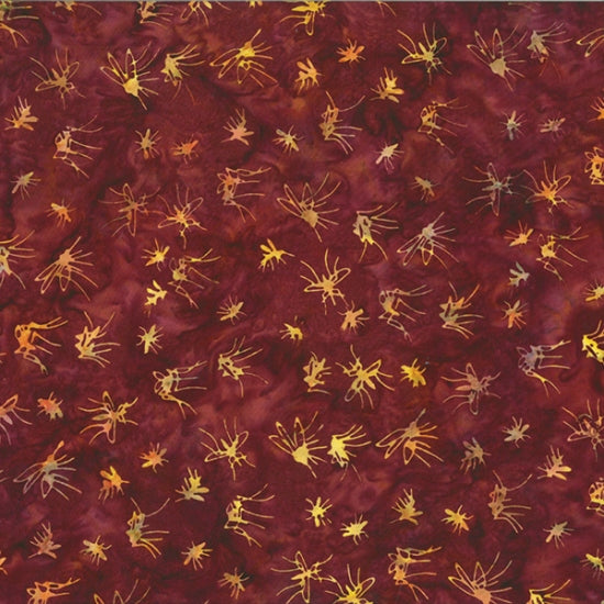 R2287-38-Burgundy River Run Batiks