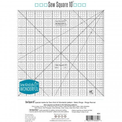 Sew Square 10" Ruler