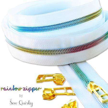 Rainbow Zipper by Sew Quirky