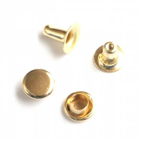 Rivet Set Gold 24ct Xsmall