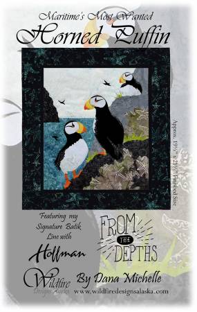 Maritime's Most Wanted Horned Puffin Pattern