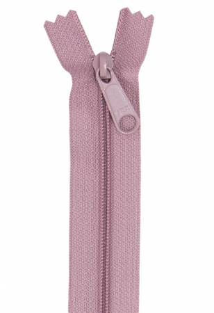 Handbag Zipper 24in Dusty Rose