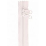 Handbag Zippers 30" Double Slide-White