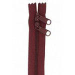 Handbag Zippers 30" Double Slide-Cranberry