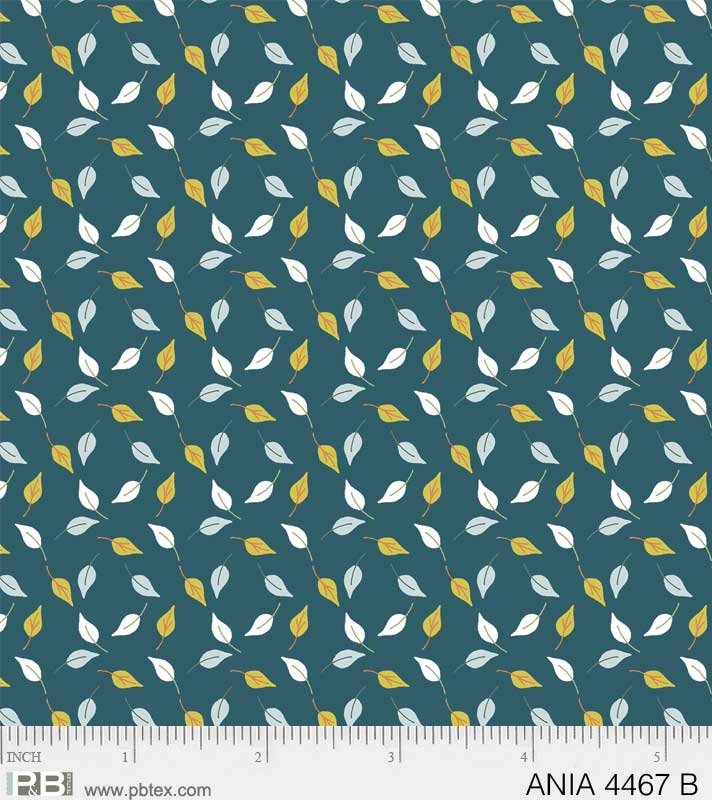 Animal Alphabet Leaf - Blue