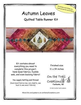 Autumn Leaves Quilted Table Runner - Pattern