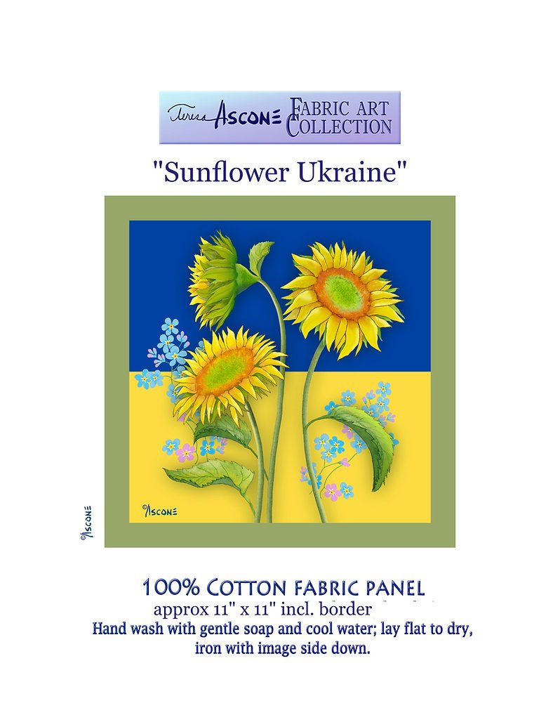 Sunflower Ukraine Panel - Teresa Ascone