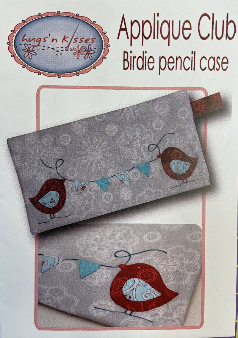 Applique Club - BIrdie Pencil Case Pattern