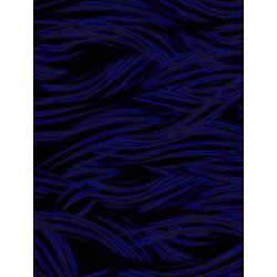 JB203-NI2 Andalucia - Waves - Night Sky Fabric