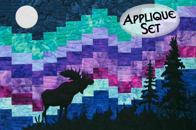 Northern Lights laser appliques set