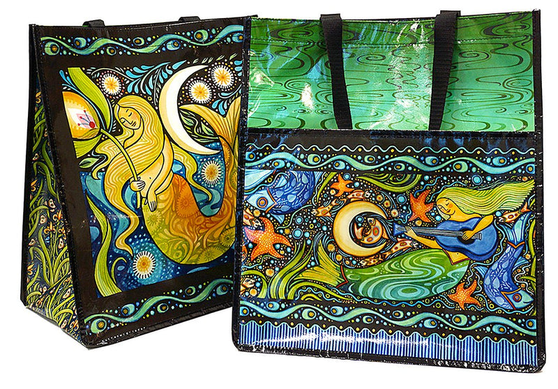 Oceanica Shopping Tote by Julie Paschkis