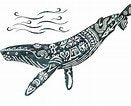 Alaska Whale Song Laser Cut Fusible Applique