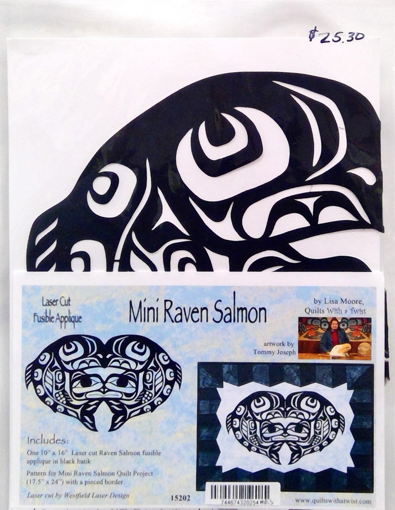 Mini Raven Salmon Laser Cut