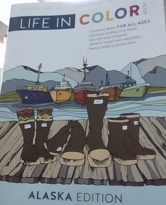 Life In Color Alaska Edition Coloring Book